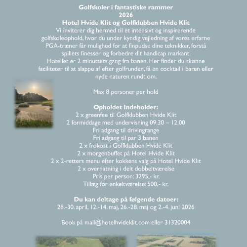 Golfskole 2026
